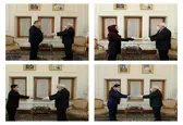 سفرای چهار کشور استوارنامه خود را تسلیم ظریف کردند