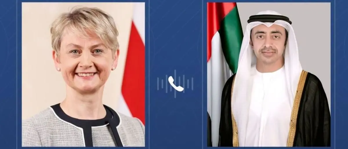 گفت‌وگوی تلفنی وزرای خارجه امارات و انگلیس