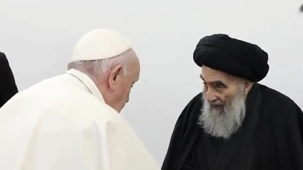 بیانیه مرکز گفت‌وگوی ادیان پس از دیدار پاپ با آیت‌الله سیستانی