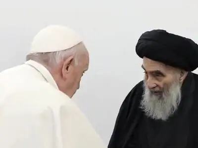 بیانیه مرکز گفت‌وگوی ادیان پس از دیدار پاپ با آیت‌الله سیستانی