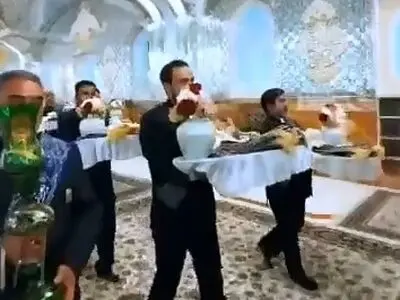 سفره‌های عقد حرم امام رضا(ع) نو شد + فیلم