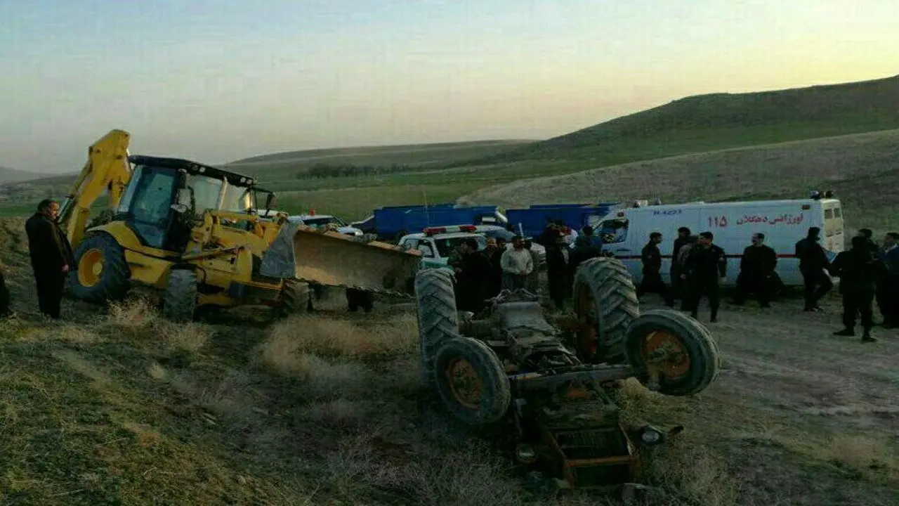 کشاورز ۲۵ ساله قائمشهری در حادثه کار با تراکتور جان باخت