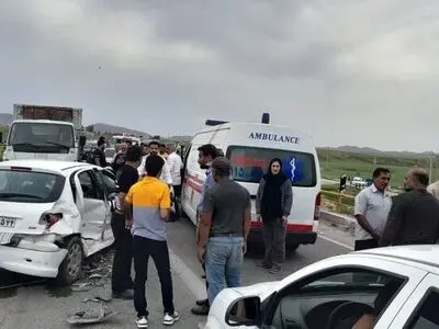 واژگونی پژوپارس در محور هندیجان به ماهشهر با شش مصدوم 