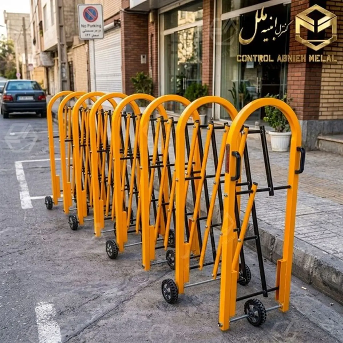 راهبند آکاردئونی دستی؛ انتخابی مطمئن برای کنترل تردد، امنیت و مدیریت ورودی‌ها
