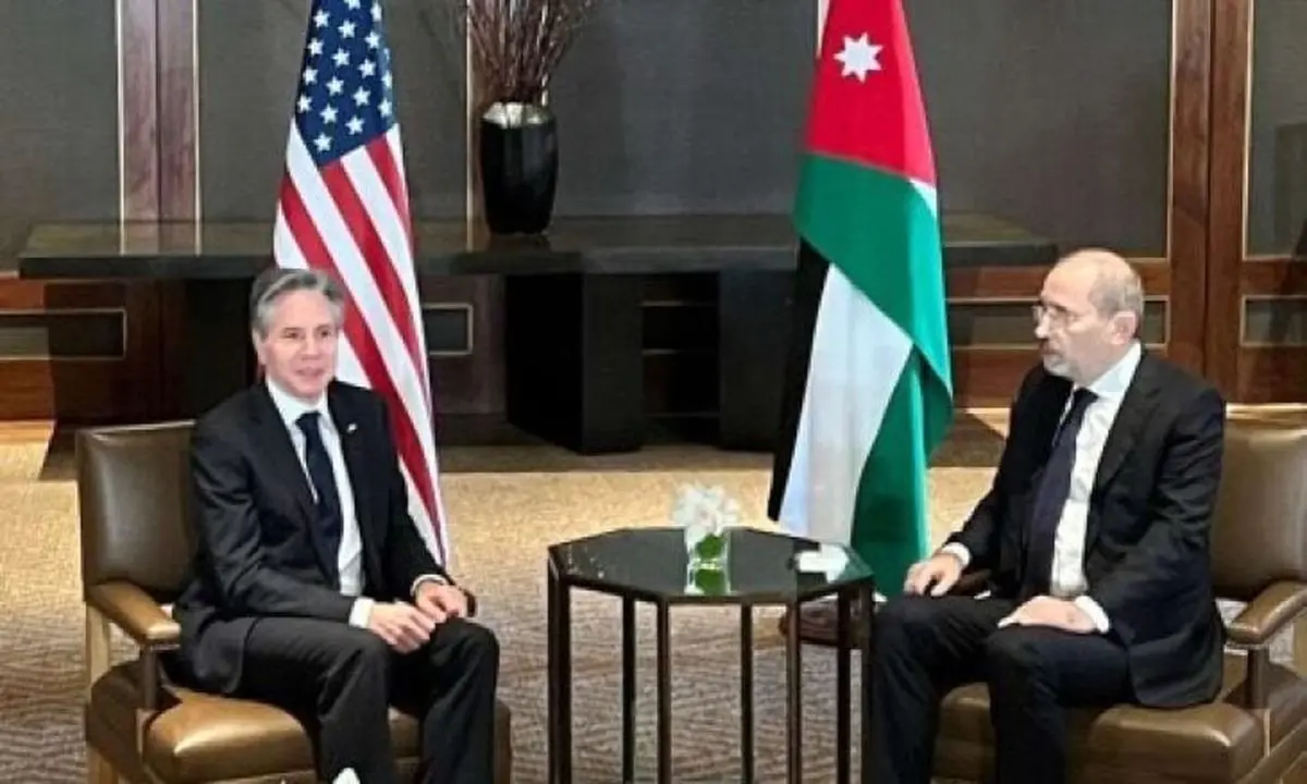 دیدار وزرای خارجه اردن و آمریکا