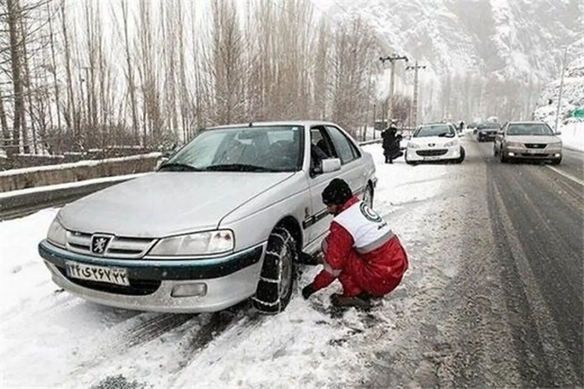 زنجیرچرخ؛ شرط تردد در محورهای کوهستانی استان اردبیل