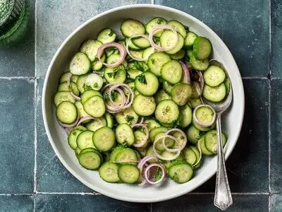 طرز تهیه سالاد خیاری متفاوت و خاص