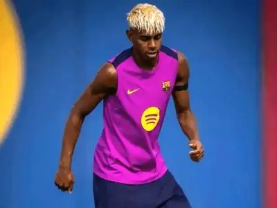 ویدیو: استایل عجیب لامین یامال در تمرین بارسا