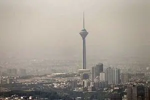 هوای تهران نارنجی شد


