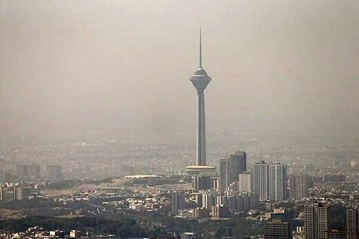 هوای تهران نارنجی شد