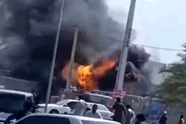 جوشکاری روی باک بنزین حادثه آفرید/آتش‌سوزی در سیب و سوران مهار شد
