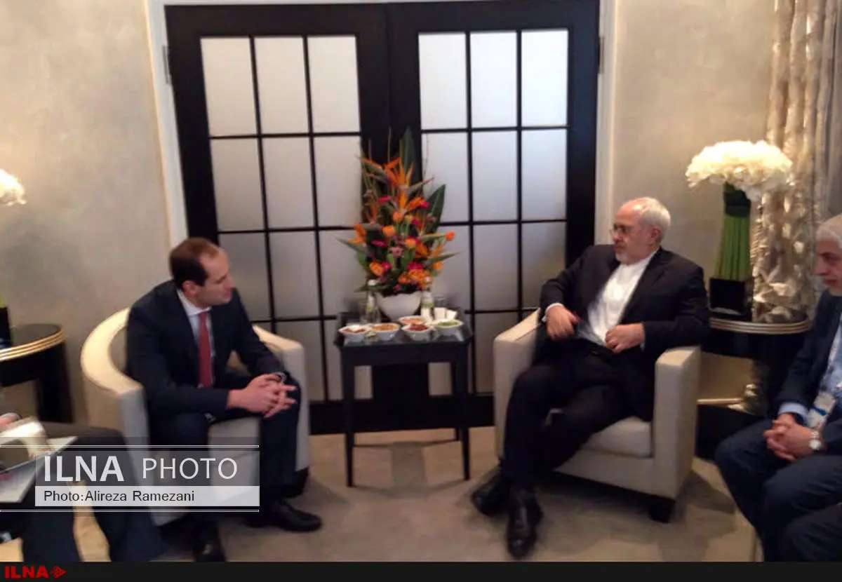 دیدار وزیر خارجه گرجستان با ظریف