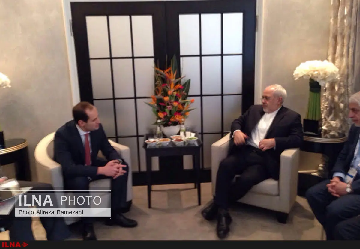 دیدار وزیر خارجه گرجستان با ظریف