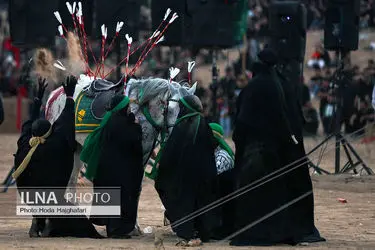 تعزیه روز یازدهم محرم در نوش آباد کاشان