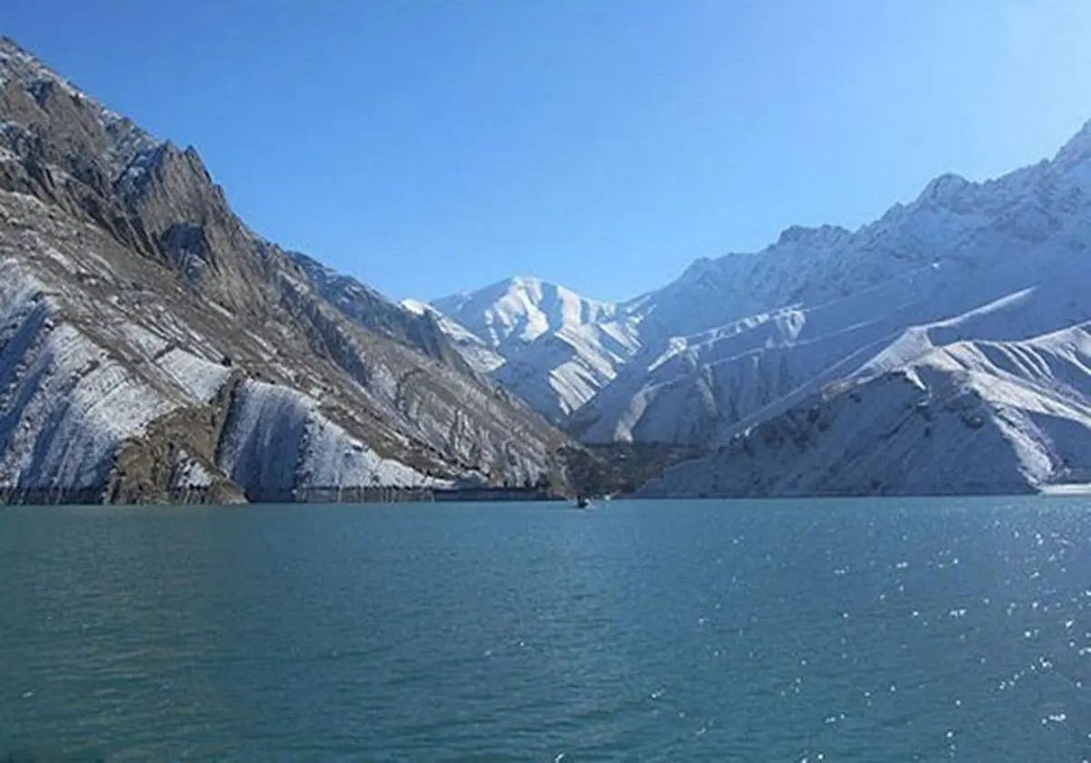 تراز آب در سد امیرکبیر همچنان منفی است