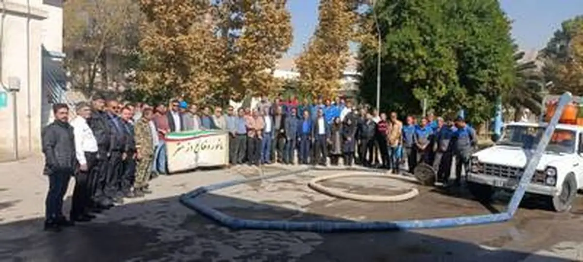 مانور حفاظت از مقر در شرکت آبفا شیراز  برگزار شد
