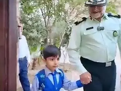 بدرقۀ پسر شهید رضا زاده به‌سوی مهر + فیلم