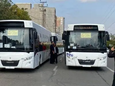 تزریق اتوبوس های جدید به ناوگان حمل ونقل عمومی مشهد