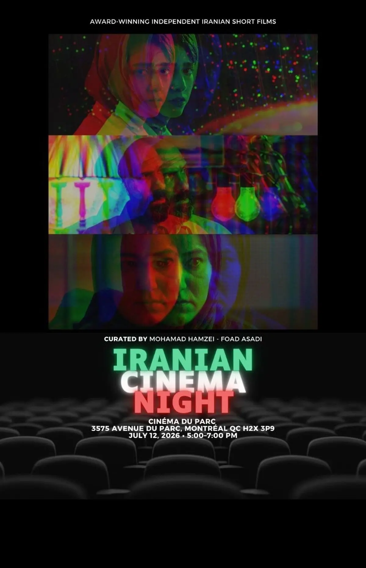 نمایش ۵ فیلم کوتاه ایرانی دومین دوره شب سینمای ایران در مونترال 