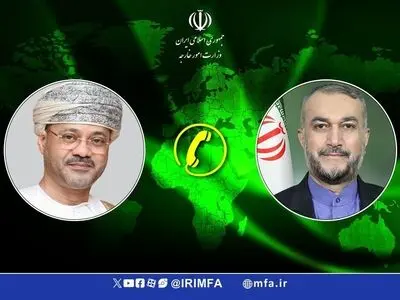 Iran, Oman reiterate calls for Gaza ceasefire
