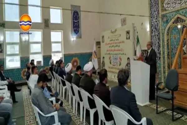 آیین افتتاح پایگاه مقاومت بسیج امام حسن مجتبی (ع) فرودگاه قشم