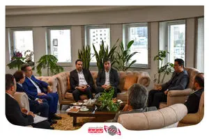 نشست مشترک مدیرعامل ایران‌کیش با سرپرستی بانک تجارت استان اردبیل
