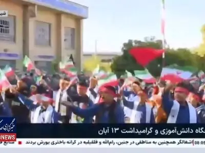 مراسم گرامیداشت ۱۳ آبان در شیراز، ارومیه و قزوین + فیلم
