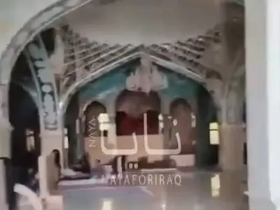 مسلحین از حرم حضرت زینب (س) خارج شدند + فیلم
