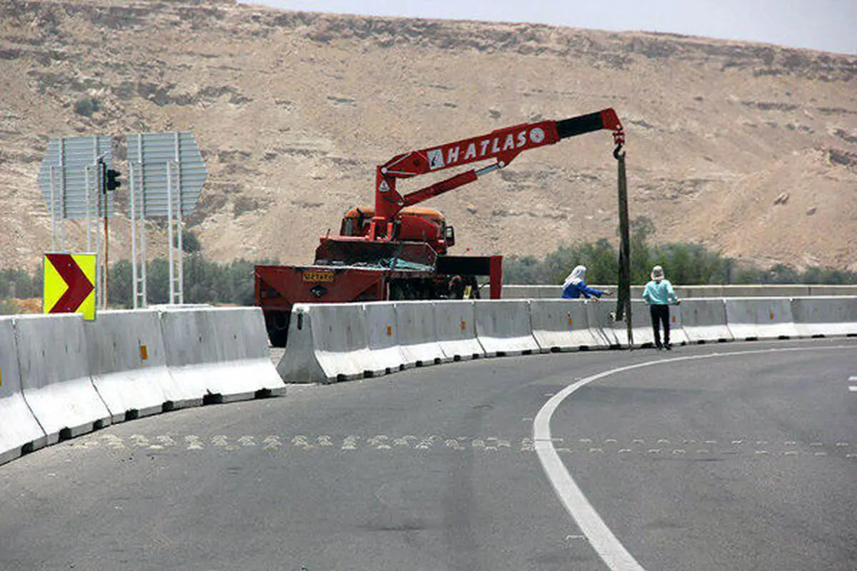 خداحافظی جاده‌های استان با گارد‌ریل