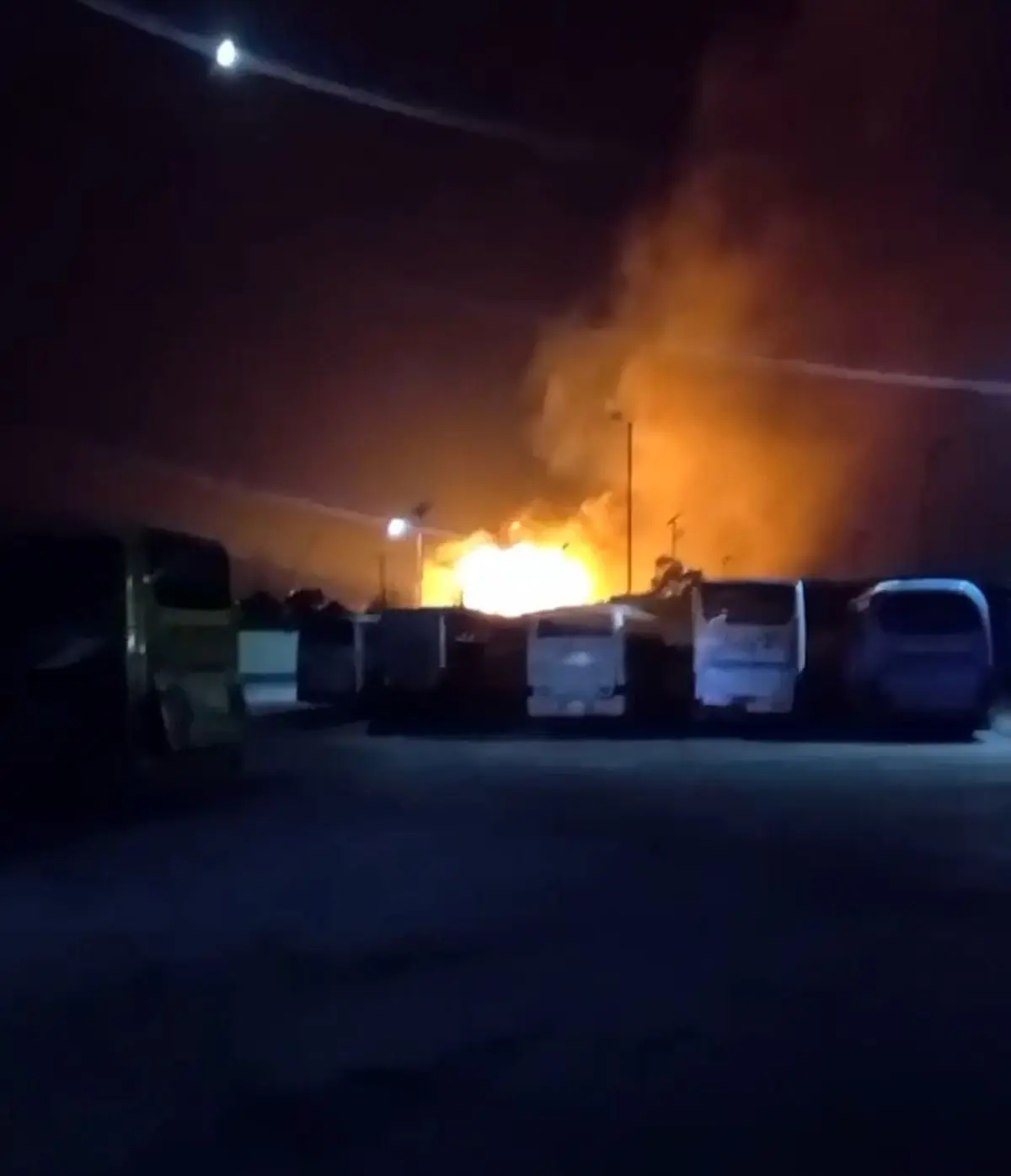 انفجار در دانشکده نظامی در شهر حلب سوریه + فیلم