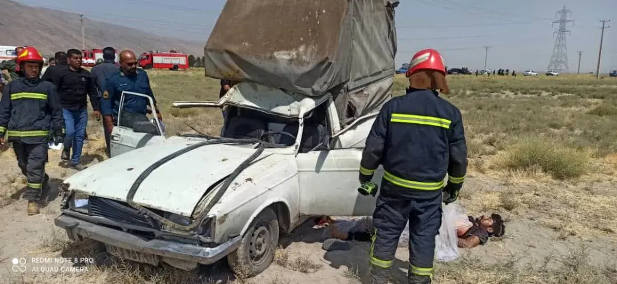 برخورد شتر با خودرو پیکان بار در جاده ظفرآباد یک کشته برجای گذاشت