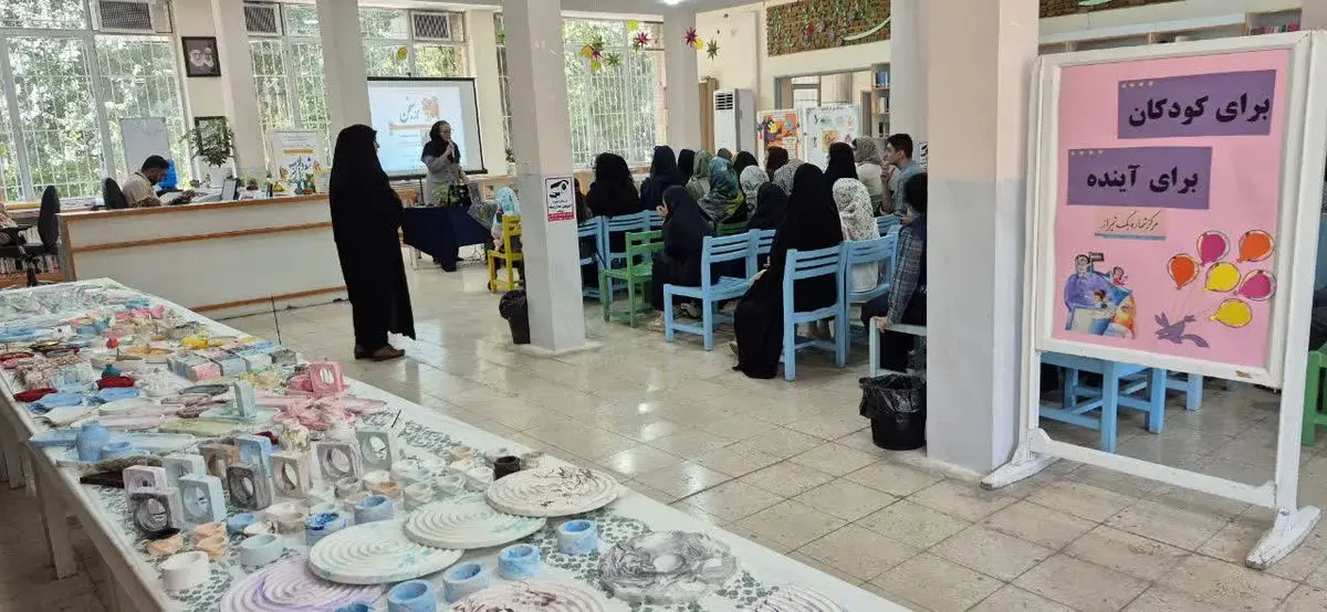 چهارمین نمایشگاه دست‌سازه‌های نوجوانان هنرمند شیرازی برپا شد