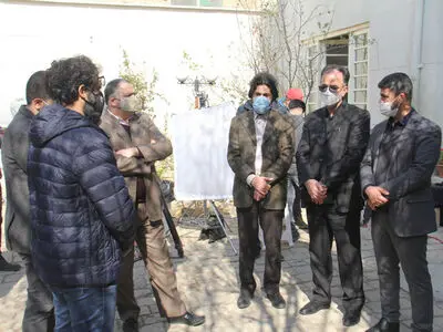 بازدید مدیر عامل بنیاد سینمایی فارابی از پشت‌صحنه فیلم «بدون قرار قبلی» در مشهد