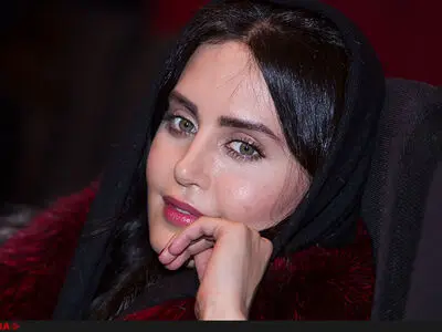 مانتوی الناز شاکردوست با طرح‌های هندسی/عکس