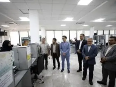بازدید مسئولان سازمان منطقه آزاد کیش از اداره تأمین اجتماعی