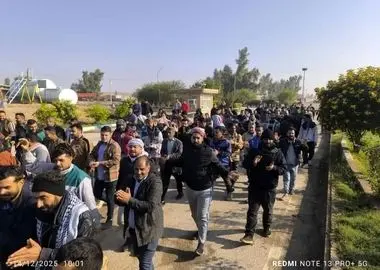 دهمین روز اعتراض صنفی کارگران کشت و صنعت میان آب/ تکلیف مجتمع را روشن کنید