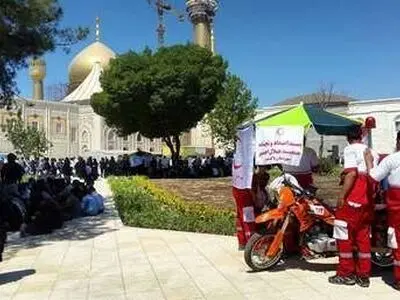 پوشش امدادی مراسم ارتحال امام خمینی (ره) با ۷۴۰ نیروی عملیاتی هلال احمر