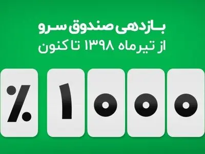 صندوق سهامی سرو به بازدهی ۱۰۰۰ درصدی رسید