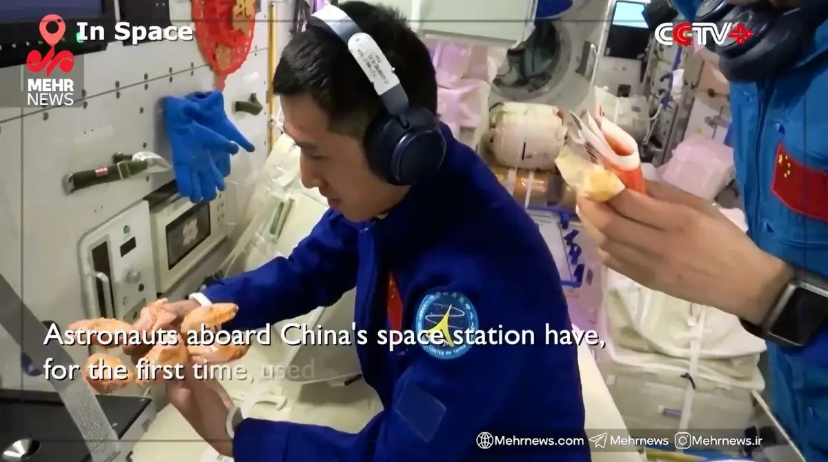 جوجه کباب در فضا! + فیلم