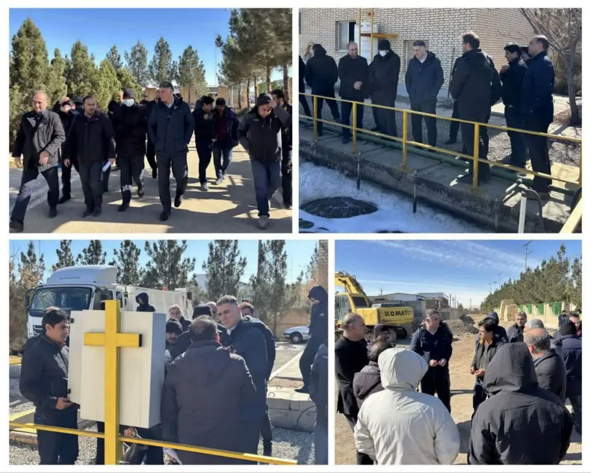 پیشرفت ۷۷ درصدی مدول دوم تصفیه‌خانه شهرک صنعتی کوثر