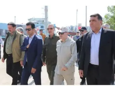 بازدید مدیرکل امور مرزی وزارت کشور از بندر سجافی هندیجان
