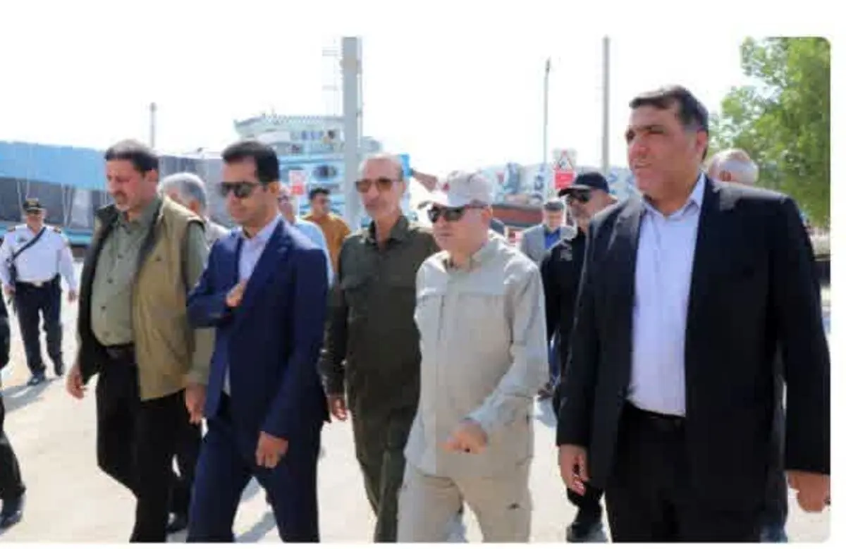 بازدید مدیرکل امور مرزی وزارت کشور از بندر سجافی هندیجان