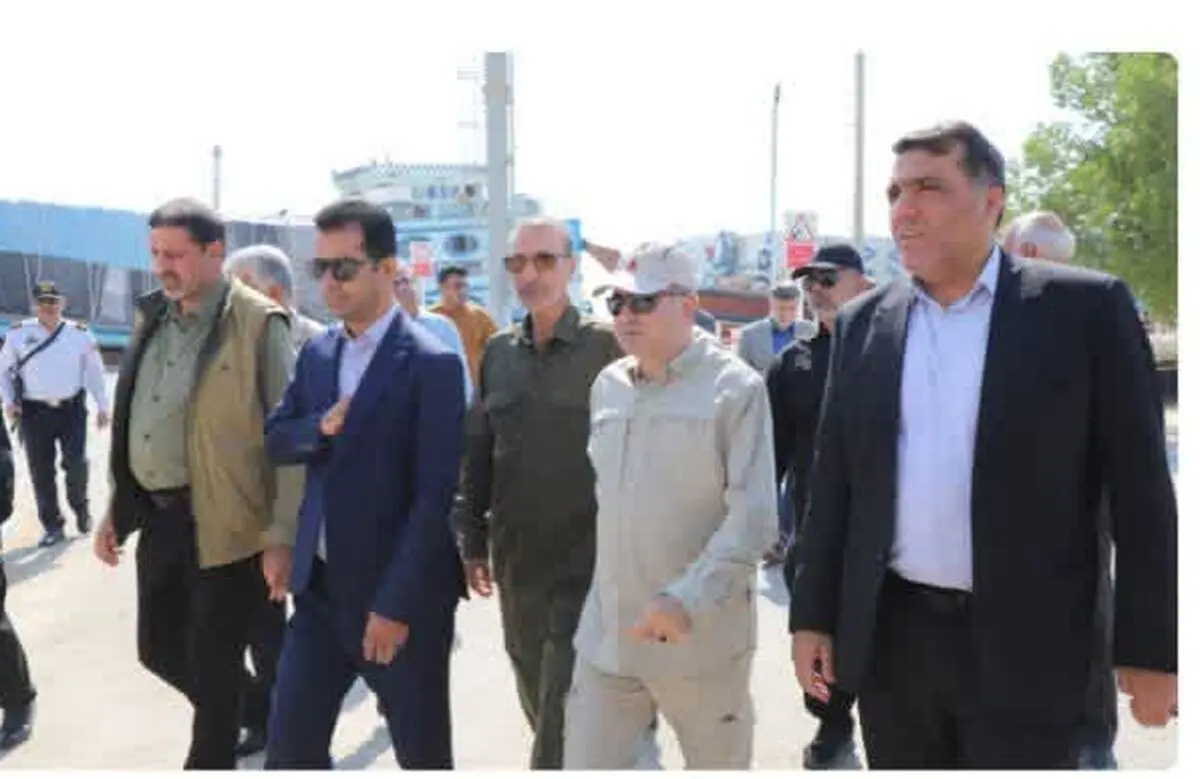 بازدید مدیرکل امور مرزی وزارت کشور از بندر سجافی هندیجان