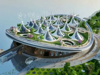باغ شناور در مرکز سئول(عکس متحرک)
