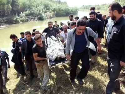 جسد جوان غرق شده در رودخانه دلفارد جیرفت پیدا شد