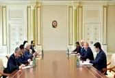 ظریف با رئیس‌جمهور آذربایجان دیدار کرد