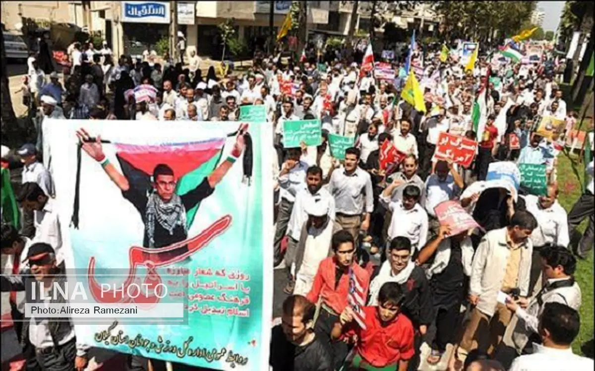 شدت گرما هم مانع حضور حماسی مردم آذربایجان غربی در روز قدس نشد