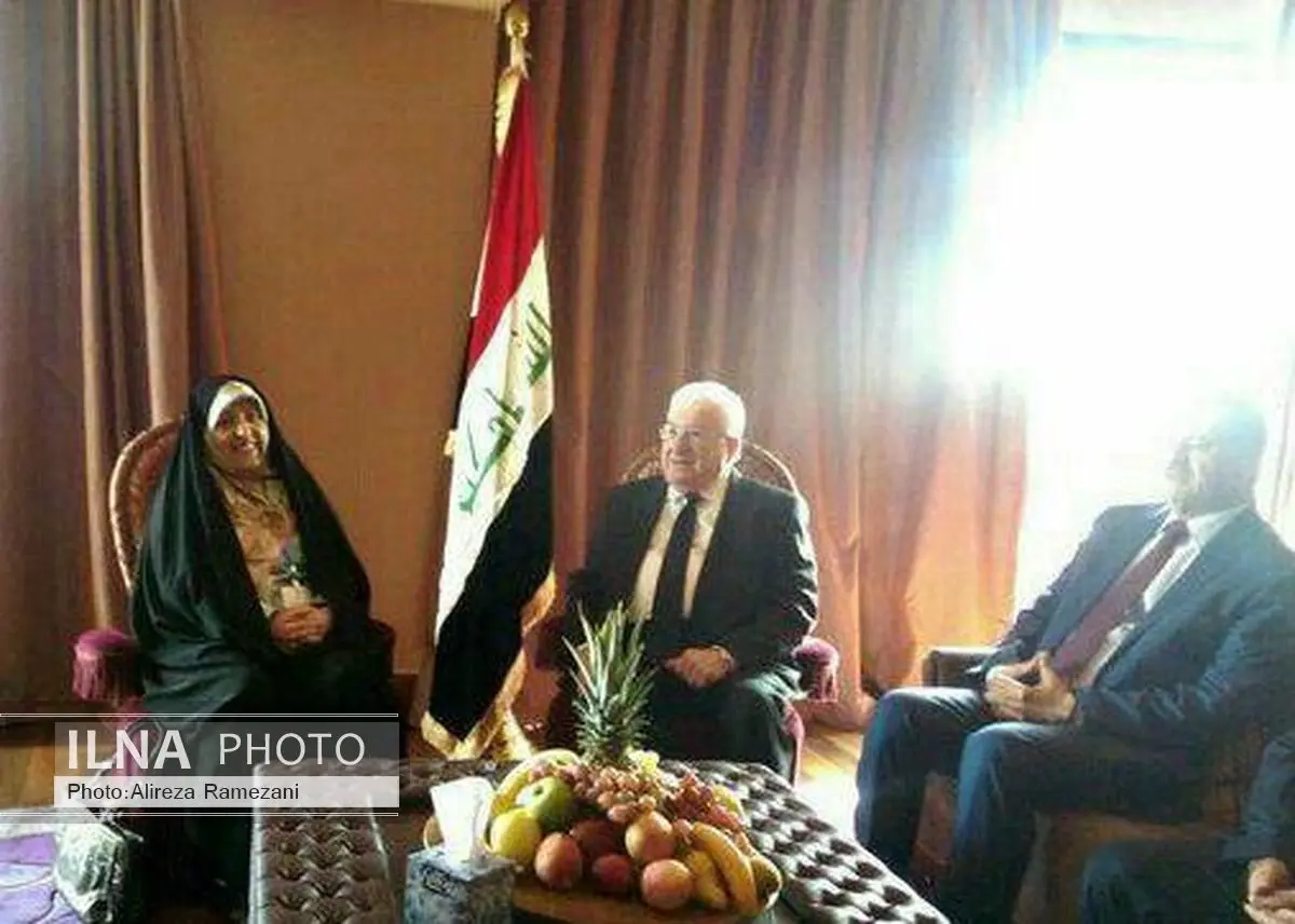 مذاکره ابتکار با رئیس جمهوری عراق