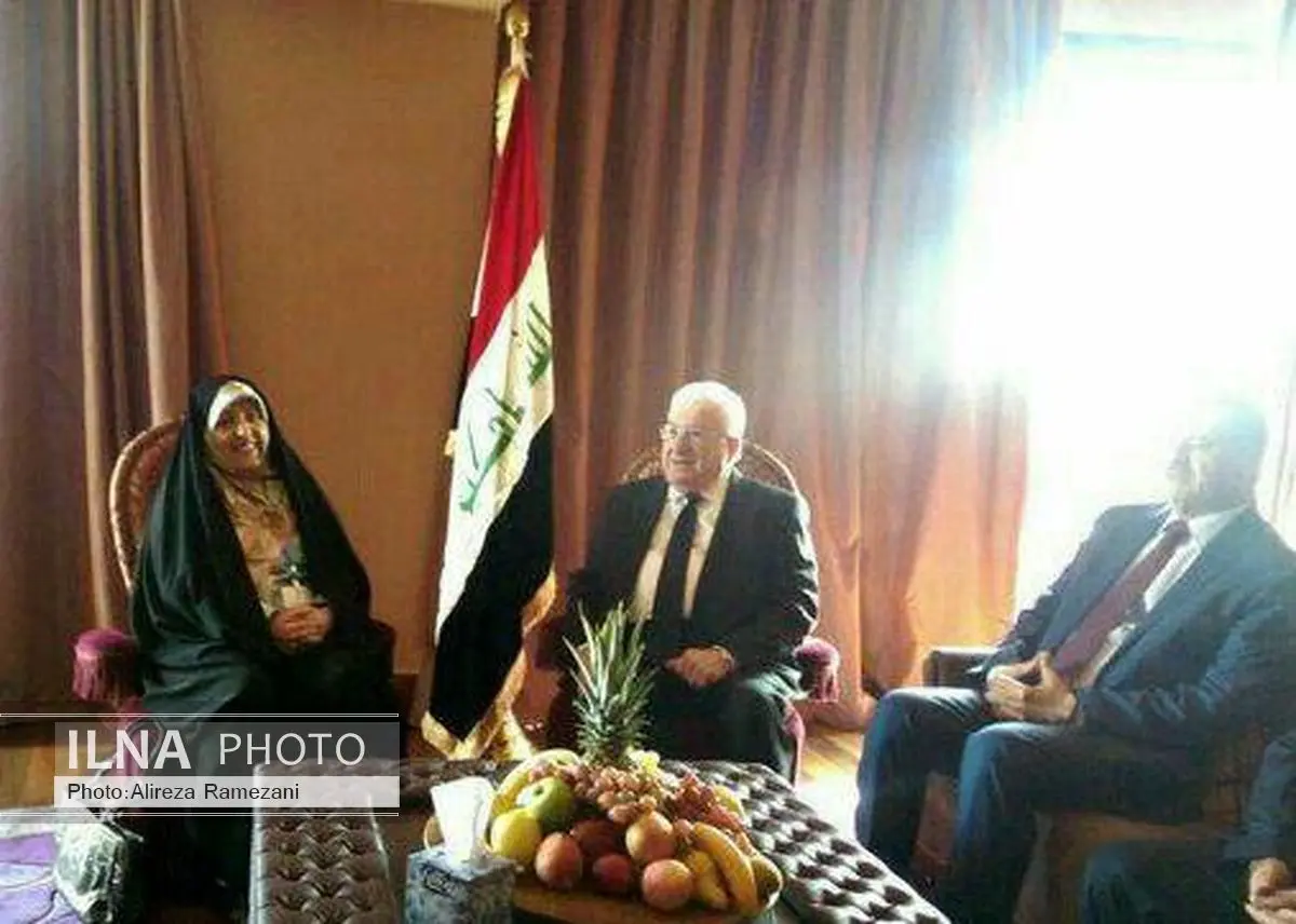 مذاکره ابتکار با رئیس جمهوری عراق