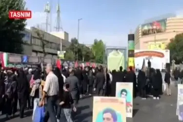 حال و هوای جاماندگان اربعین در تهران + فیلم